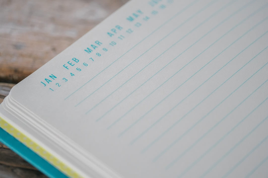 empty notebook on Inner Progress Project