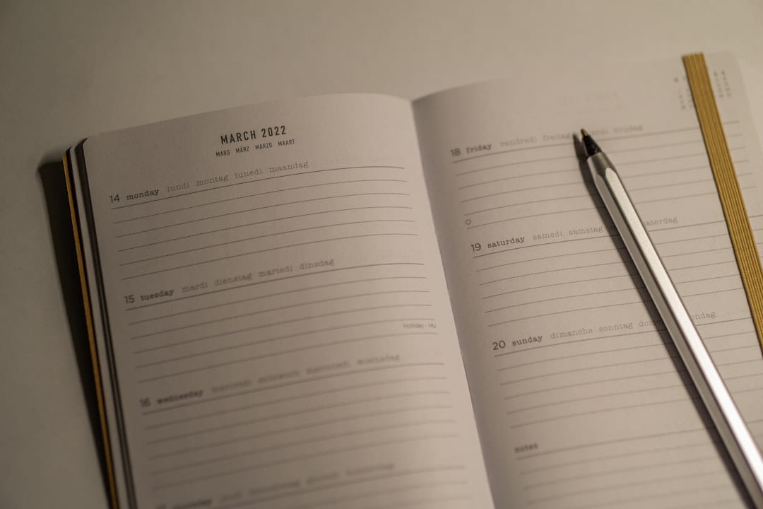 a notebook with a pen and a notebook on Inner Progress Project